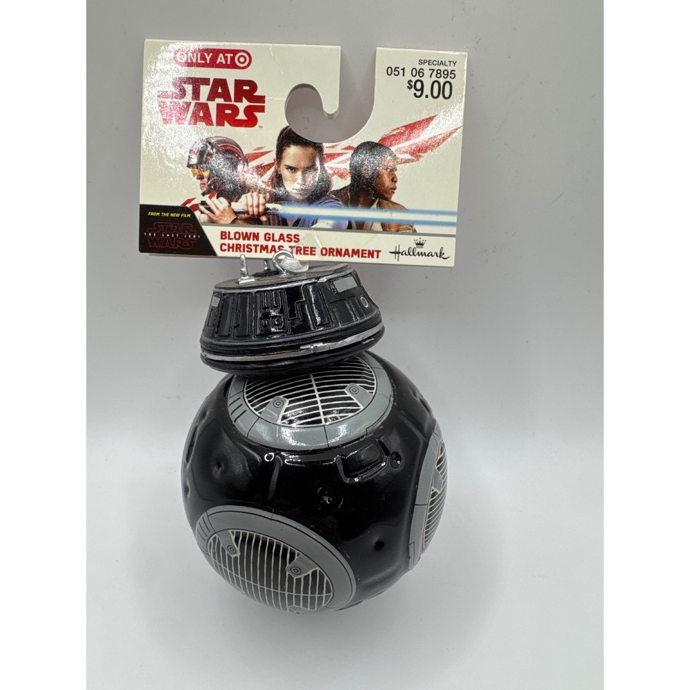 Hallmark Star Wars BB-9E Blown Glass Christmas Ornament Target Exclusive 2017